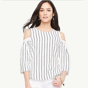 Ann Taylor Cold Shoulder Top